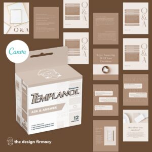 Ask & Answer Carousel Canva Template