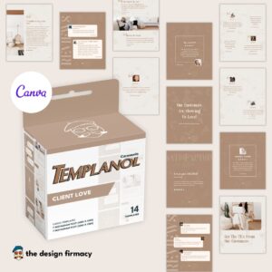 Client Love Carousel Canva Template